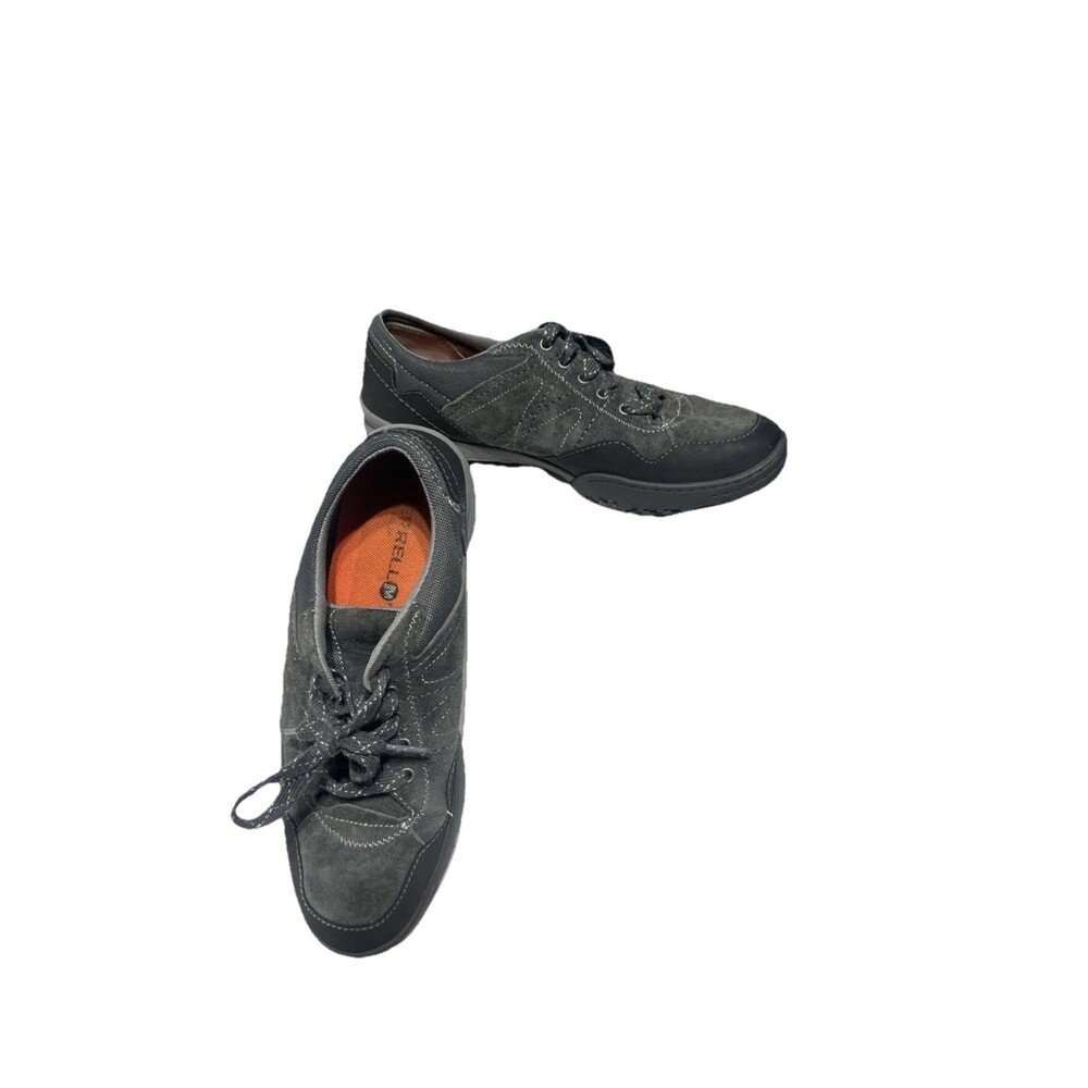 Merrell Womens Shoes Sneakers Hiking Size 9 Gray Granite Lace Up Leather Lace Up - Picture 2 of 13